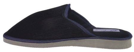 Męskie pantofle tekstylne Meteor MV251NA szymon sztruks granatowe