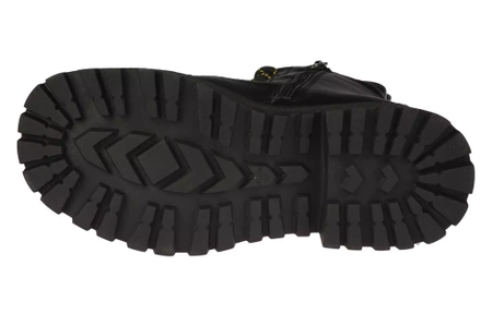 Dziecięce buty zimowe, trapery zimowe Apawwa CD1017BLGO czarne