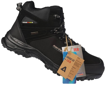 Zimowe buty męskie American Club WT-110BL