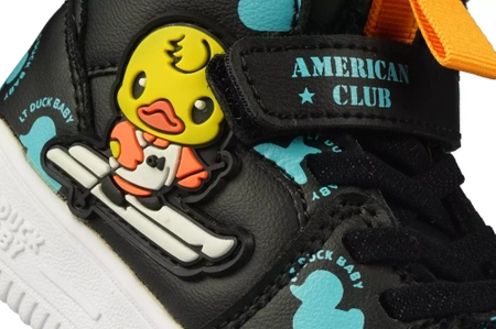 Dziecięce buty zimowe American Club ABD-27BL czarne