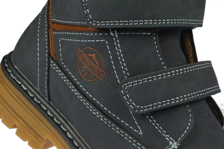 Zimowe buty dziecięce American Club trapery dziecięce CXD99/23NA granatowe