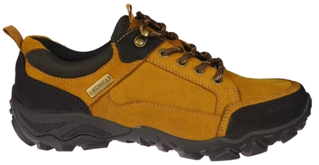 Męskie obuwie przejściowe American Club MCY-102BR brązowe