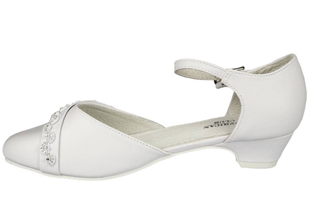 Półbuty dziewczęce komunijne American Club CKOM-38