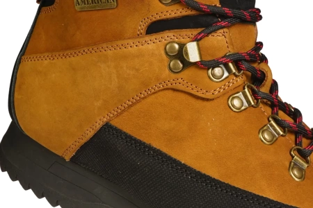 Zimowe skórzane buty męskie American Club MCY92/23BR brązowe