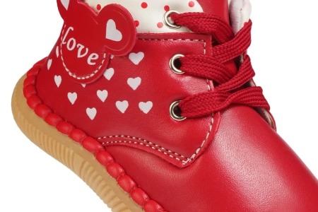 Dziecięce zimowe buty Apawwa AF-60RE czerwone