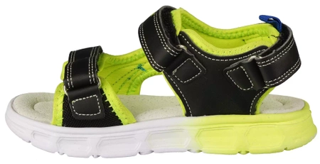 Dziecięce sandały American Club BRL-146/24 czarne