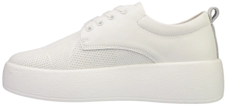 Skórzane buty sportowe damskie Ladie's Style D2309S-2WH białe