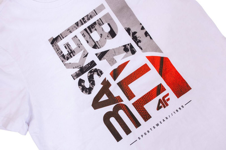 Koszulka męska 4F bawełna 100% HL420 TSM031-10S