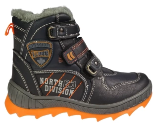 Dziecięce zimowe buty American Club B-86831NA granatowe