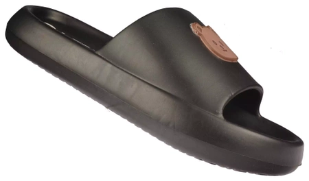 Młodzieżowe klapki basenowe Lano DKL-3-0230-ABL czarne