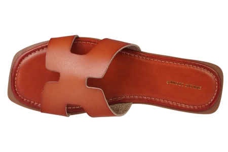 Eleganckie klapki damskie Sergio Leone DSK091HBE brązowe