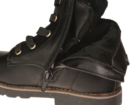 Dziecięce buty zimowe American Club BAB17182EBL czarne