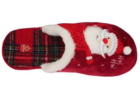 Damskie pantofle tekstylne American Club DSL-12RE