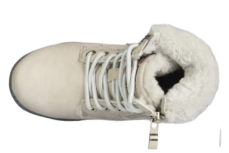 Dziecięce trzewiki zimowe American Club BSP03GY szare