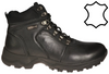 Zimowe buty męskie skórzane American Club MCY72/22BL czarne
