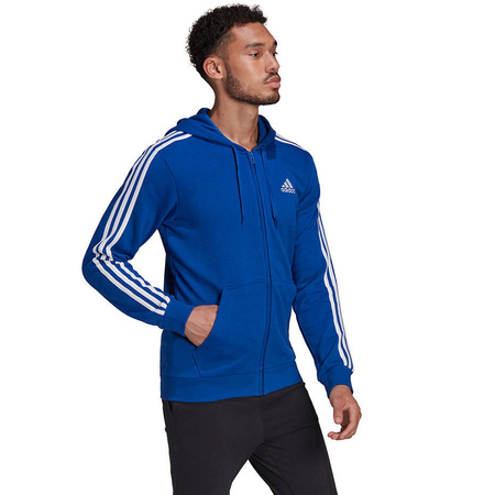 Bluza męska Adidas bawełna Essentials 3S FZ HE4427