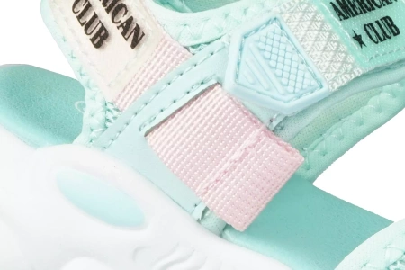 Dziecięce sandały American Club CRL31/21 miętowe