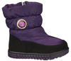 Buty zimowe dziecięce Clibee K910PU fioletowe śniegowce dziewczęce