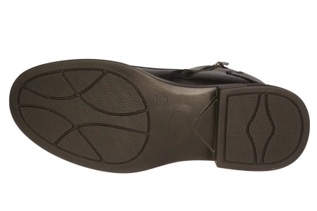 Damskie botki zimowe ze skóry naturalnej Skotnicki DB-3-1505BL czarne