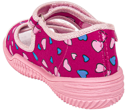 Tenisówki dziecięce Viggami ANIA SERDUSZKA różowe sandałki dziewczęce