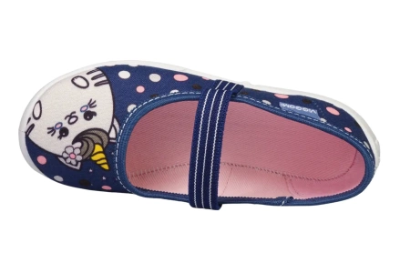 Tenisówki dziecięce Viggami Margaret kapcie dziewczęce na gumkę