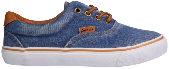 Tenisówki dziecięce American Club CLH18-NJ04-4DKJE jeansowe