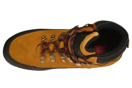 Zimowe skórzane buty męskie American Club MCY92/23BR brązowe