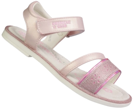 Sandały dziecięce American Club CXD-84/23PI różowe