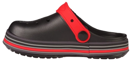 Dziecięce klapki basenowe American Club CNH185BL czarno czerwone