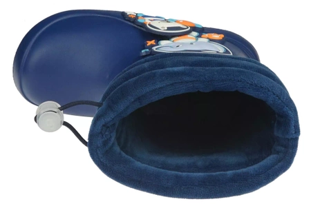 Kalosze dziecięce, piankowe kalosze dziecięce Apawwa BJ370NA granatowe