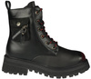 Dziecięce buty zimowe, trapery zimowe Apawwa CD1017BLRE czarne