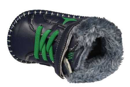 Dziecięce zimowe buty Apawwa FD112NAGR granatowe