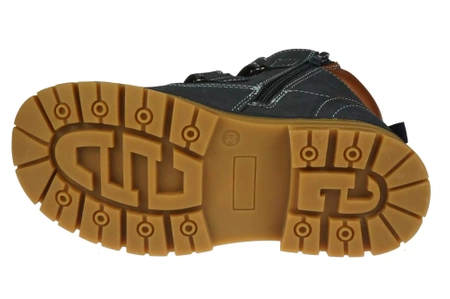 Zimowe buty dziecięce American Club trapery dziecięce CXD99/23NA granatowe