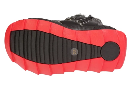 Dziecięce zimowe buty American Club B-86831BL czarne