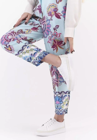 Skórzane buty sportowe damskie Sergio Leone DSP020BIBE białe