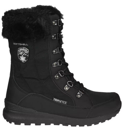 Zimowe buty damskie American Club DSN-28 czarne