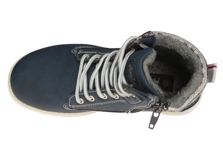 Dziecięce trzewiki American Club C708121-WNA granatowe