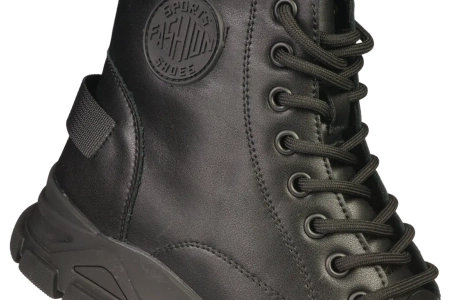 Damskie botki trapery przejściowe / zimowe Skotnicki DB-3-1502BLBL czarne