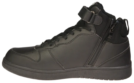 Młodzieżowe sportowe buty przejściowe American Club z ekoskóry DES102BL