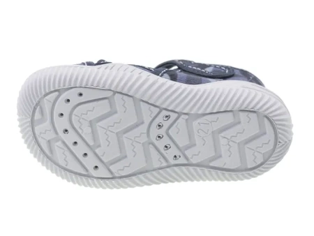 Tenisówki dziecięce Viggami Smerfik granatowe kapcie chłopięce