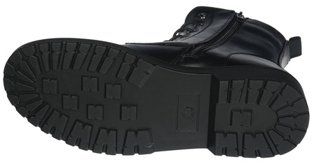 Buty zimowe damskie Skotnicki DB-3-184BL czarne