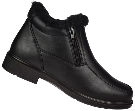 Męskie półbuty zimowe Skotnicki MB-4-0610BL