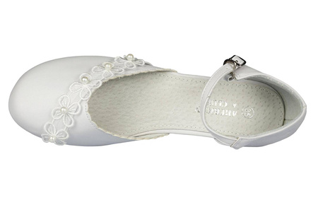 Półbuty dziewczęce komunijne American Club CKOM-42