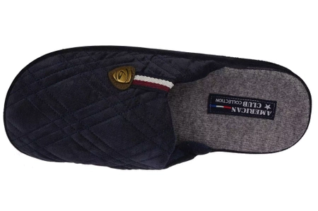 Męskie pantofle tekstylne American Club MSL-03NA