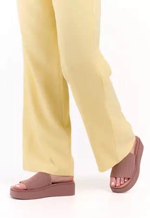 Eleganckie klapki damskie Sergio Leone SK083 różowe