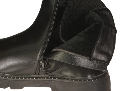 Dziecięce buty przejściowe American Club CXD64BL czarne