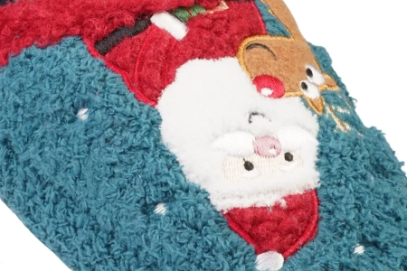 Damskie pantofle tekstylne American Club DSL-21GR zielone