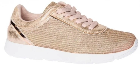 Damskie buty sportowe American Club damskie sneakersy DES-05PI różowe