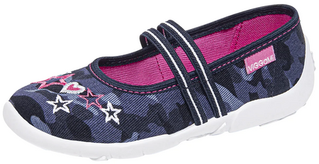 Tenisówki dziecięce Viggami Olga Moro kapcie dziewczęce wsuwane