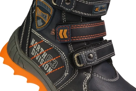 Dziecięce zimowe buty American Club B-86831NA granatowe